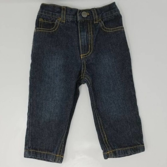 Kenneth Cole Reaction Baby Jeans Denim Blue Dark Wash Size 6-9 Months - Picture 1 of 4